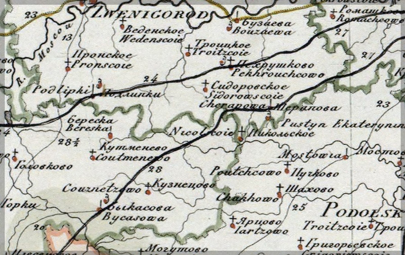 Карта 1821 г.
