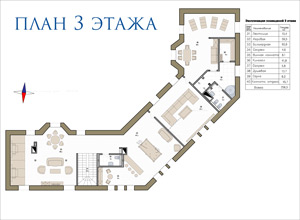 Планировка 3 этажа
